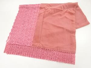 リサイクル　ビロードレース花模様ショール